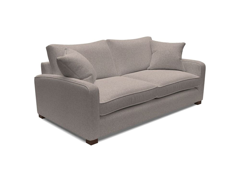 Brook Green 3 seater sofa in Two Tone Plain Biscuit
